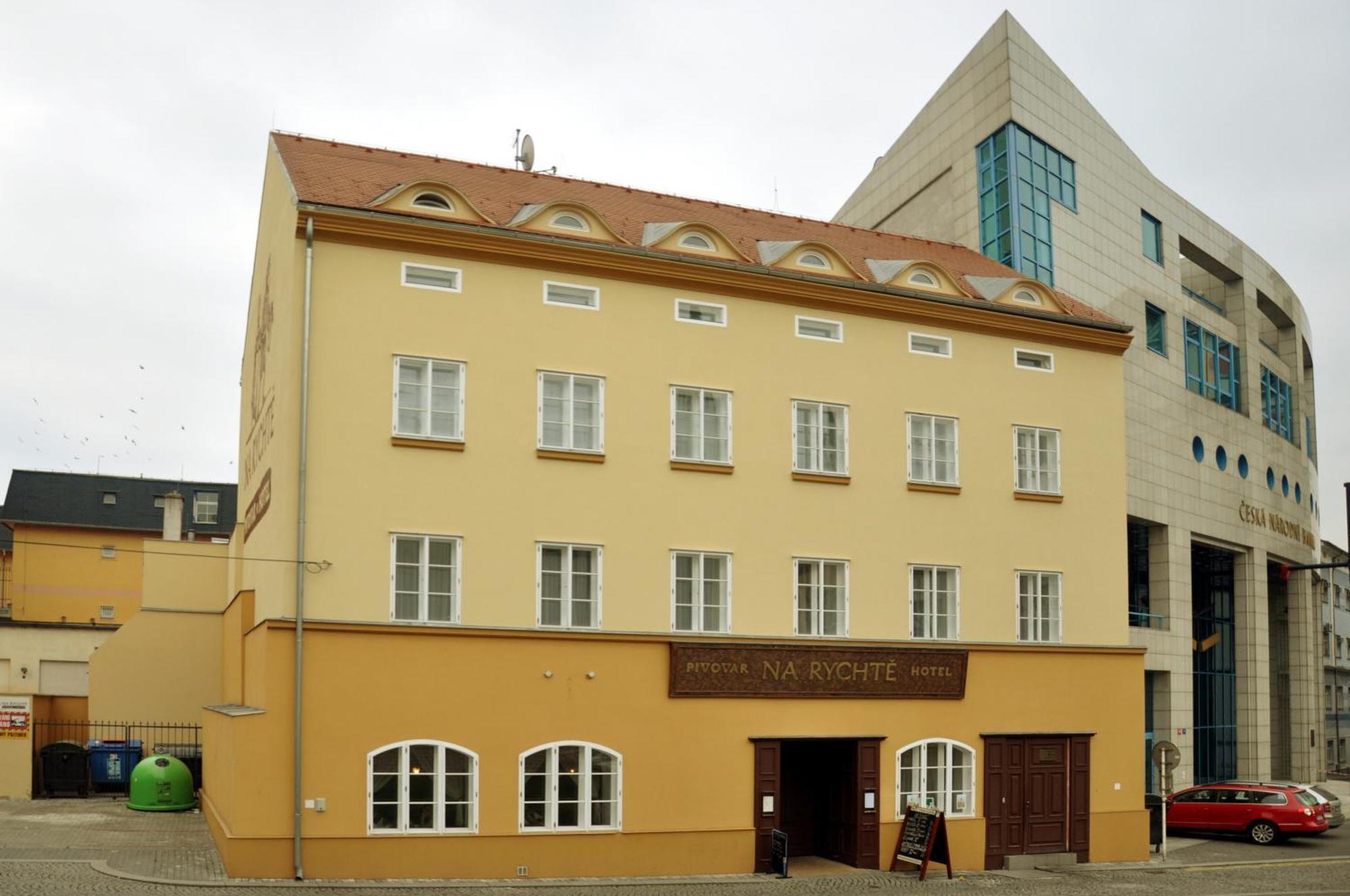 Ústí nad Labem Pivovar Hotel Na Rychte מראה חיצוני תמונה